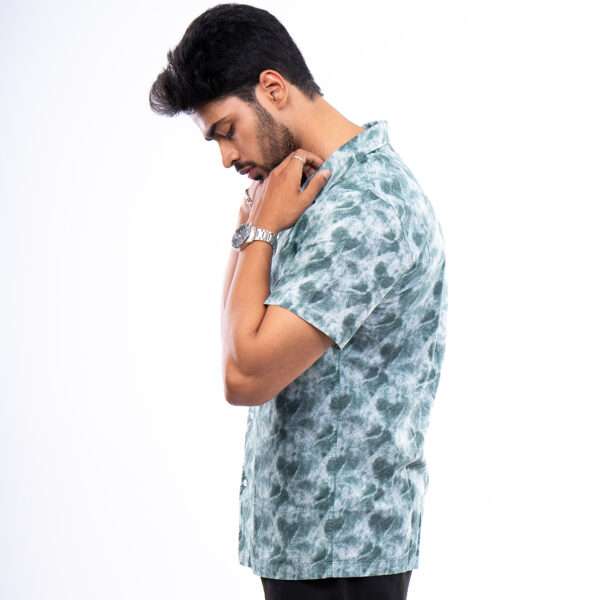 Mint Cloud Cuban Shirt - Image 3