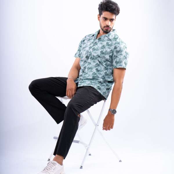 Mint Cloud Cuban Shirt - Image 5