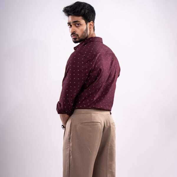 Maroon Wine Micro Anchor Print - Image 5