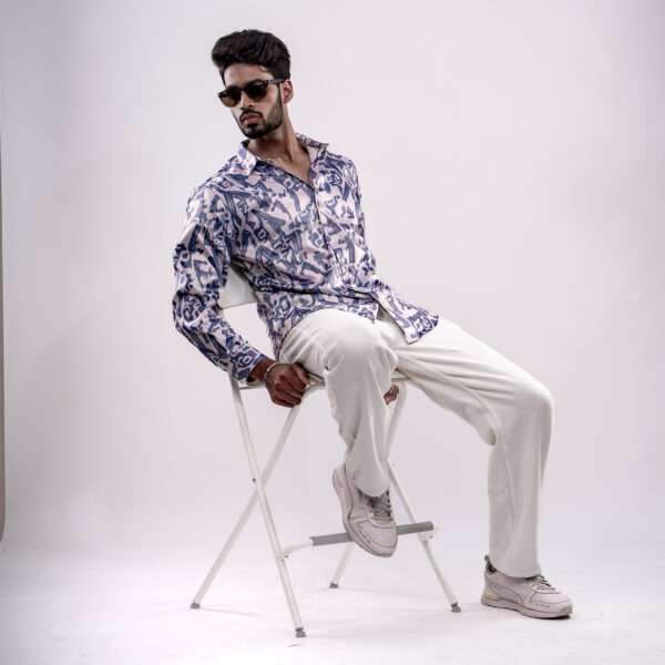 Arctic Maze Print Shirt