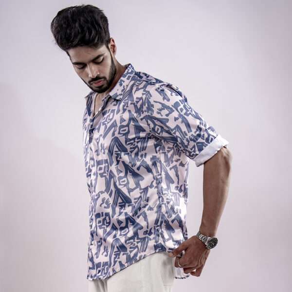 Arctic Maze Print Shirt - Image 4