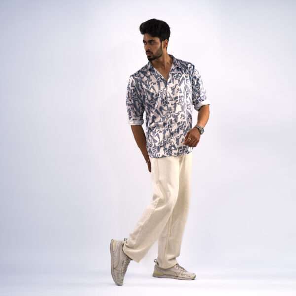 Arctic Maze Print Shirt - Image 2