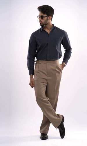 Deep Navy Blue Urban Luxe Solid Shirt